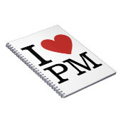 I ❤️ Love PM - CARNET de gestion de projet (Côté Droit)
