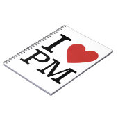 I ❤️ Love PM - CARNET de gestion de projet (Côté gauche)