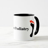 I Love Podiatry Mug (Devant droit)