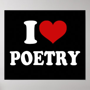 I Love Poetry Poster