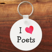 I Love Poets Sleutelhanger (Voorkant)