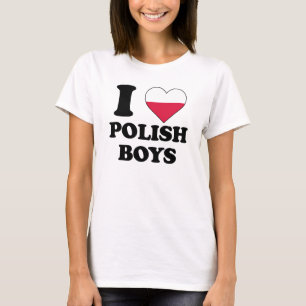 I love Polish Boys T-shirt