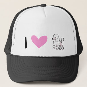 I Love Poodles (show cut) Trucker Pet
