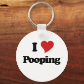 I Love Pooping Sleutelhanger (Voorkant)
