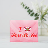 I Love Port St.Joe, Florida Briefkaart (Staand voorkant)
