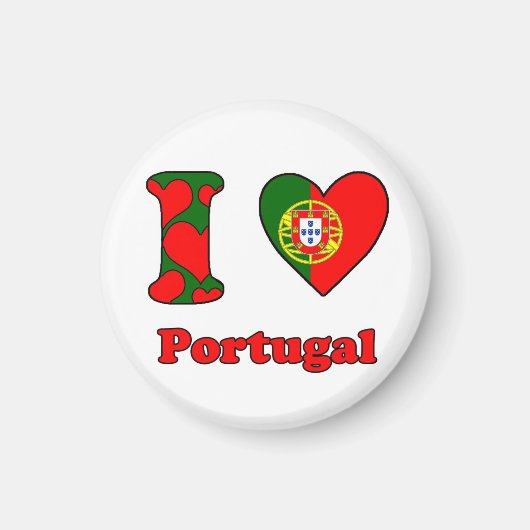 I love Portugal magnet Magneet (Voorkant)