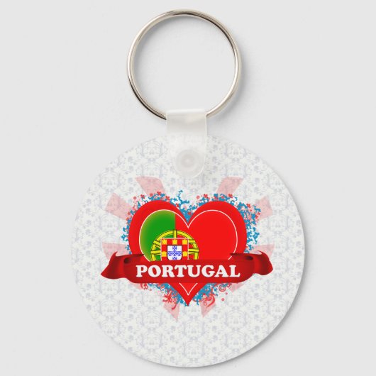  I Love Portugal Sleutelhanger (Voorkant)
