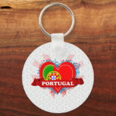 I Love Portugal Sleutelhanger (Voorkant)