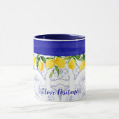 I Love Positano Mug Lemons Tile Amalfi Coast 2 (Centre)