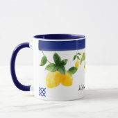 I Love Positano Mug Lemons Tile Amalfi Côte (Gauche)