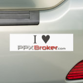 I Love PPXBroker.com Sticker (Op auto)