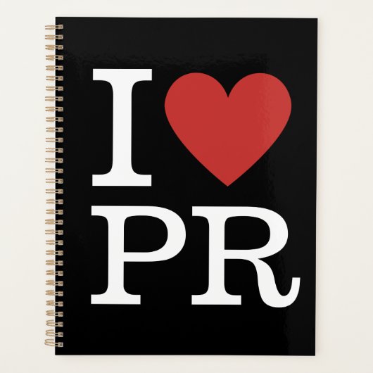 I ❤️ Love PR - PR Firm/Department - Planner (Voorkant)