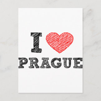 I Love Prague Briefkaart