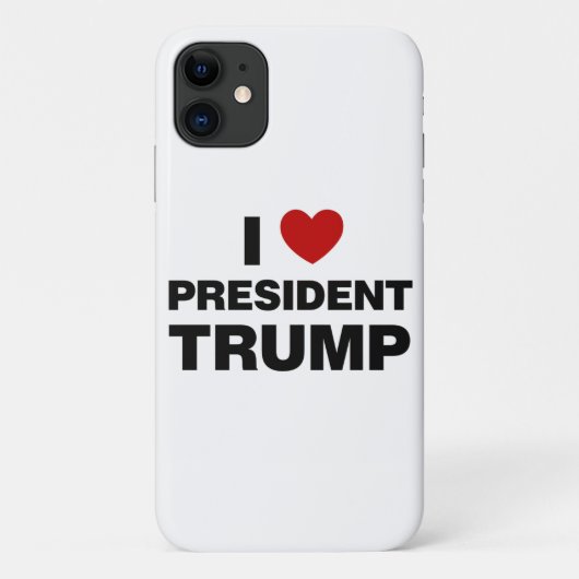 I Love President Trump Heart Case-Mate iPhone Case (Achterkant)
