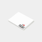I Love President Trump Heart Post-it® Notes (Schuin)