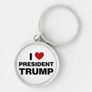 I Love President Trump Heart Sleutelhanger