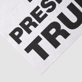 I Love President Trump Heart Tissuepapier (Detail)