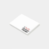 I Love President Trump Hearts Post-it® Notes (Schuin)