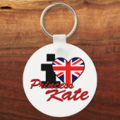 I Love Princess Kate Sleutelhanger (Voorkant)