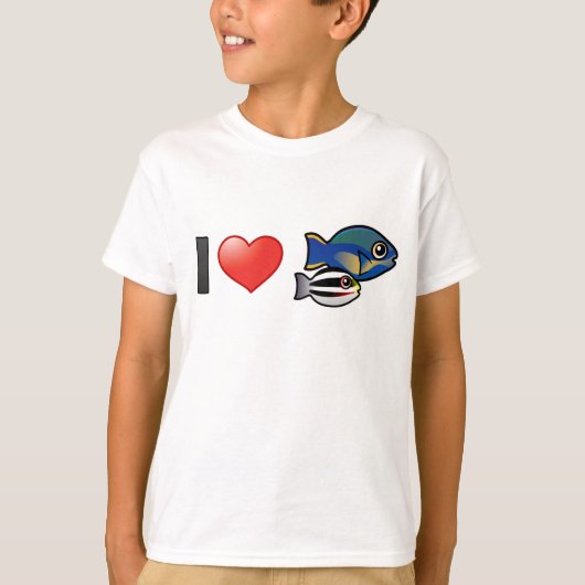 I Love Princess Parrotfish T-shirt (Voorkant)