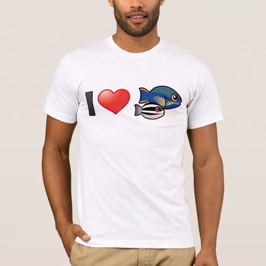 I Love Princess Parrotfish T-shirt (Voorkant)