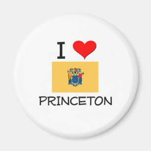 I Love Princeton New Jersey Magneet