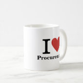 I ❤️ Love Procurement MUG (Devant droit)