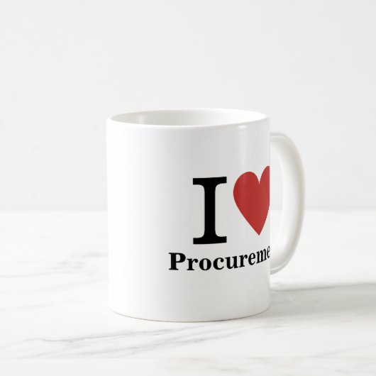 I ❤️ Love Procurement MUG (Devant droit)