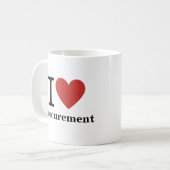I ❤️ Love Procurement MUG (Devant gauche)
