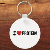I Love Protein Sleutelhanger (Voorkant)