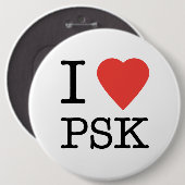 I Love PSK Button (Voorkant /achterkant)