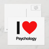 i love psychology briefkaart (Voorkant / Achterkant)