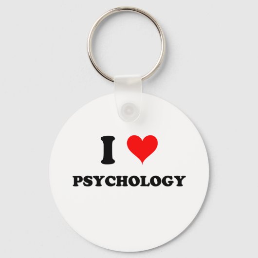 I Love Psychology Sleutelhanger (Voorkant)