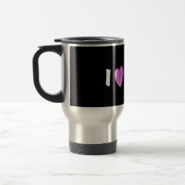 I Love Pugs Reisbeker