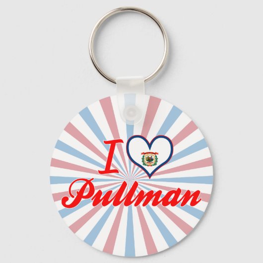 I Love Pullman, West Virginia Sleutelhanger (Voorkant)