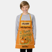 I Love Pumpkin Pie Graphic Schort (Gedragen)