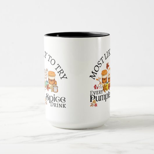 I Love Pumpkin Spice Drink Mok (Midden)