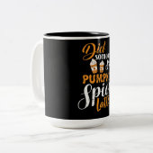 I Love Pumpkin Spice Latte Mok (Voorkant links)