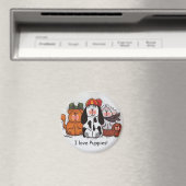 I Love Puppies Magnet (In Situ (Lave-vaisselle))