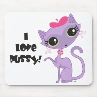 I Love Pussy Muismat