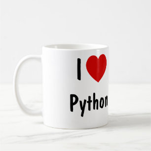 I Love Python Programming Koffiemok
