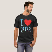 I love Qatar T-shirt (Voorkant volledig)