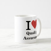 I ❤️ Love Quality Assurance - QA Dept. MUG (Devant droit)