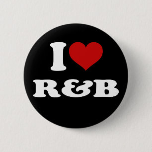 I Love R&B Ronde Button 5,7 Cm
