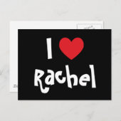 I Love Rachel Briefkaart (Voorkant / Achterkant)