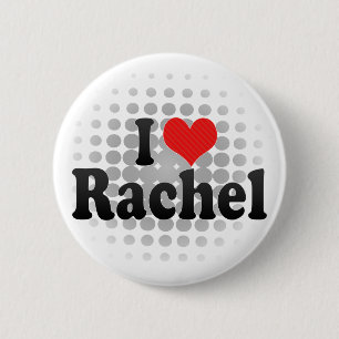 I Love Rachel Ronde Button 5,7 Cm