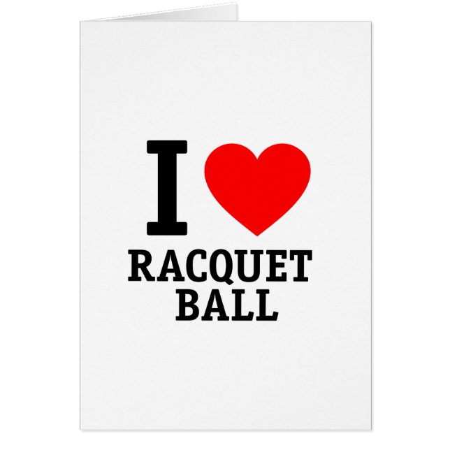 I Love Racquet Ball (Devant)