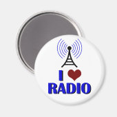 I Love Radio Magneet (Voorkant / Achterkant)