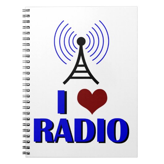 I Love Radio Notitieboek (Voorkant)
