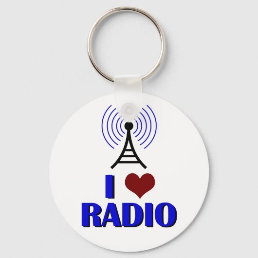 I Love Radio Sleutelhanger (Voorkant)